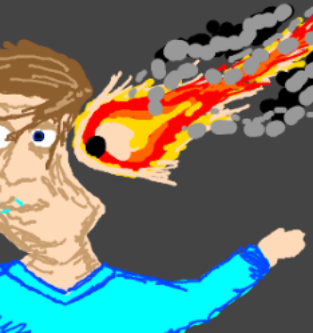 Picture 14 Year Old Guy Survived A Direct Hit By 30,000 mph Space Meteorite.