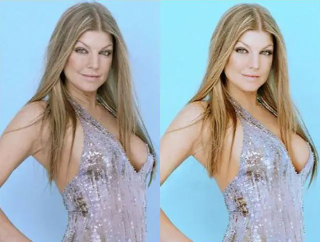 Photoshopped celebrities