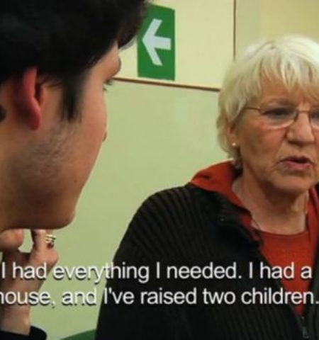 Picture German Woman Has Lived Without Cash For 16 Years.