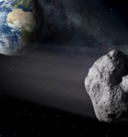 Picture On 15th feb, an asteroid half the length of a football field is going to fly right by Earth.