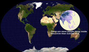 Picture Valeriepieris: A Circle Housing Majority Of The World’s Population