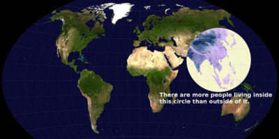 Picture Valeriepieris: A Circle Housing Majority Of The World’s Population