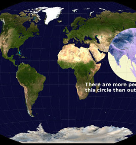 Picture Valeriepieris: A Circle Housing Majority Of The World’s Population