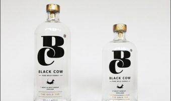 Picture World’s First Milk Vodka: Black Cow.