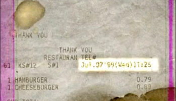 Picture A 14 Year Old Burger Found, Still Looks edible!