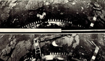 Picture The Soviets landed a spacecraft on Venus and took pictures of the surface.