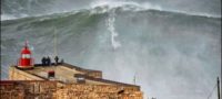 Picture The Breathtaking Moment When Thrill Seeking Surfer Catches The ‘World’s Biggest Wave’ Off The Coast Of Portugal