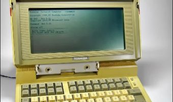 Picture First Toshiba Laptop 25 Years Old And Still Going