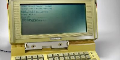 Picture First Toshiba Laptop 25 Years Old And Still Going