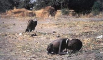 Picture Kevin Carter Committed Suicide 3 Months After He Won the Pulitzer Prize for a Photograph of a Vulture Stalking a Starving Girl