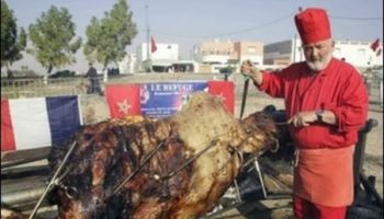 Picture The Largest Meal In The World : A Whole Camel, Stuffed With A Whole Lamb, Stuffed With Chickens, Stuffed With Fish, Stuffed With Eggs.