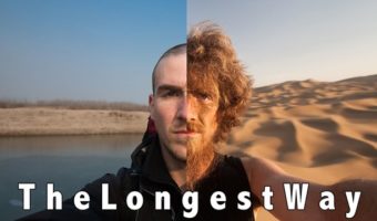 Picture Shocking Before And After Photos Of A Man Who Walked For Nearly 3000 Miles Through China