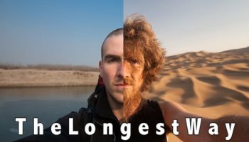 Picture Shocking Before And After Photos Of A Man Who Walked For Nearly 3000 Miles Through China