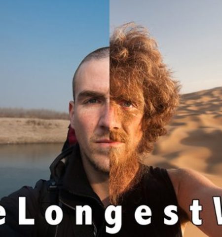 Picture Shocking Before And After Photos Of A Man Who Walked For Nearly 3000 Miles Through China