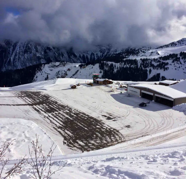 Courchevel Airport, France