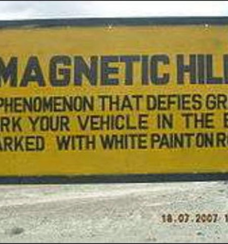 Picture Can Anyone Ever Imagine The Movement Of A Vehicle Up A Steep Mountain, With Its Ignition Off? Welcome To Magnetic Hill Leh-Ladakh