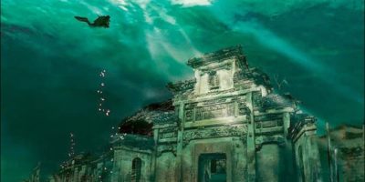 Picture There Is A 1300 Years Old Ancient City Under A Lake In China Where Time Travel Is Believed Possible.