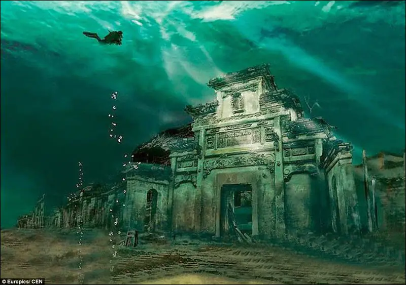 submerged under Lake Qiandao