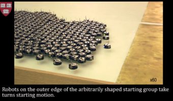 Picture Watch As The Most Massive Robotic Swarm Work Together To Form Complex Shapes