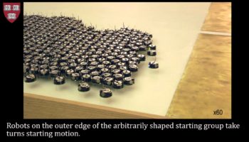 Picture Watch As The Most Massive Robotic Swarm Work Together To Form Complex Shapes