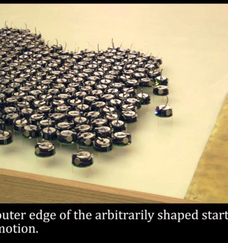 Picture Watch As The Most Massive Robotic Swarm Work Together To Form Complex Shapes