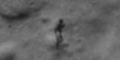 Picture Shadow Of Alien Like Creature Sighted On The Moon