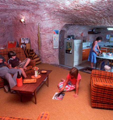 Picture The Australian Town Of Coober Pedy Where People Live Underground