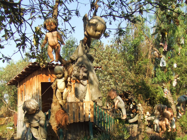 Island of the dolls in Mexico