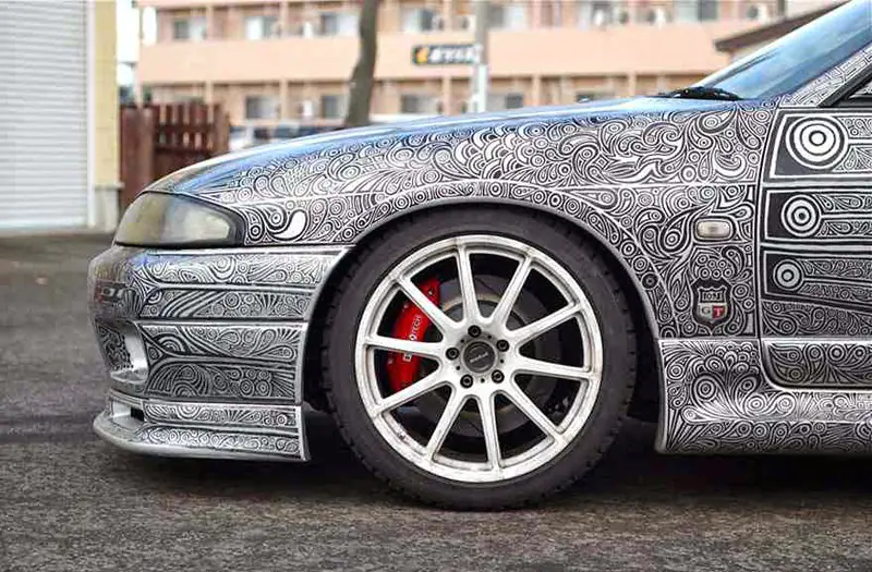 Incredible Transformation Of The Nissan Skyline From Doodling