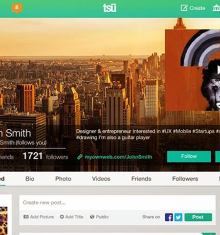 Picture New Social Network ‘Tsu’, Pays You For Posting Status Updates