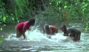 Picture Liquindi: The art of Playing The River Like A Drum To Make Beautiful Music