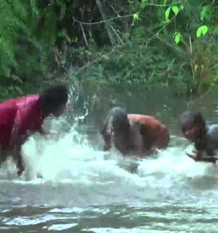 Picture Liquindi: The art of Playing The River Like A Drum To Make Beautiful Music