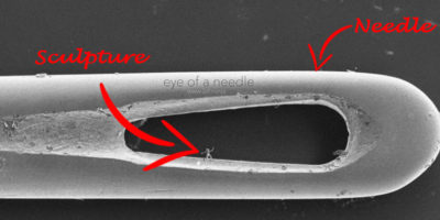 Picture These Sculptures Are so small You Can’t See Them with Your Naked Eye