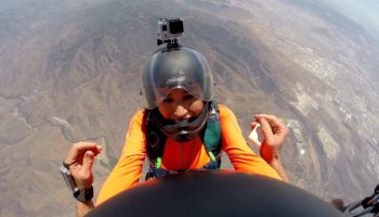 Picture The daring video of a man who proposed to his girlfriend 10,000 ft in the air.