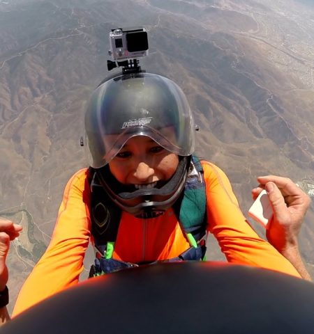 Picture The daring video of a man who proposed to his girlfriend 10,000 ft in the air.