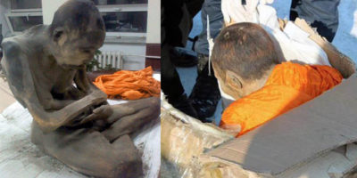 Picture Scientists Find 200-Year-Old Mummified Mongolian Monk in a “Deep Meditation Trance”
