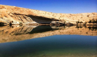 Picture A ‘Mysterious Lake’ Appeared In Drought Ridden Tunisian Desert Overnight.