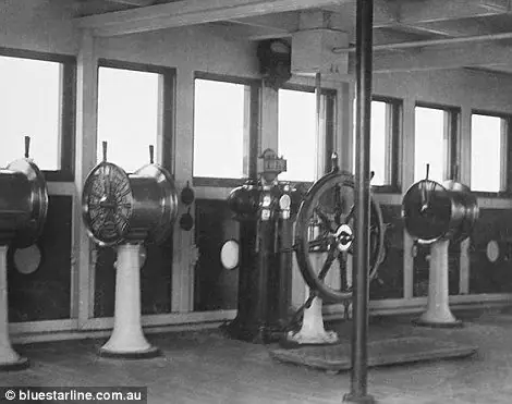 Engine room in Titanic