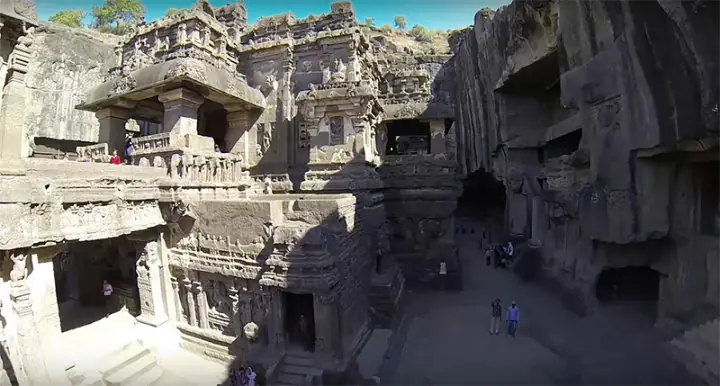 Entrance at Kailasa temple