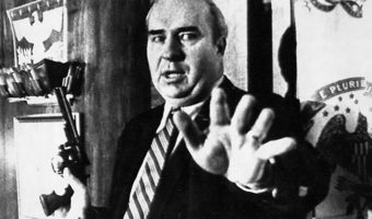 Picture In 1987, an American Politician named R. Budd Dwyer killed himself on national television by putting a gun in his mouth and pulling the trigger