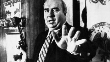 Picture In 1987, an American Politician named R. Budd Dwyer killed himself on national television by putting a gun in his mouth and pulling the trigger