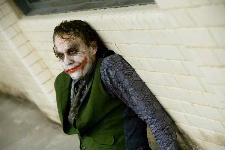 The Joker falls