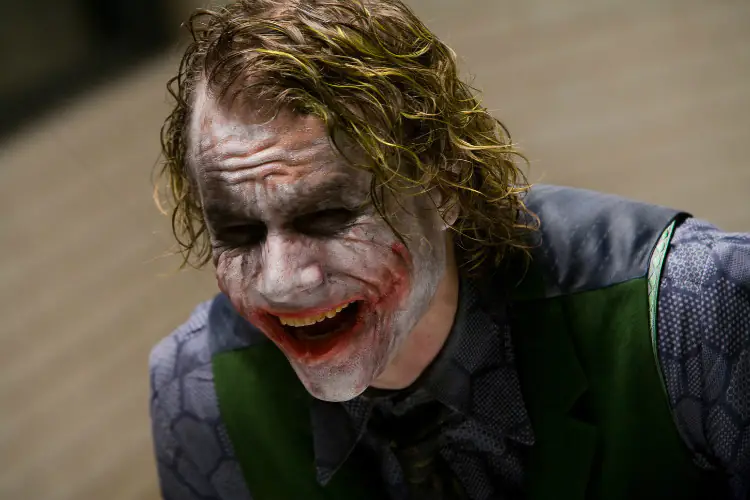 joker laughs