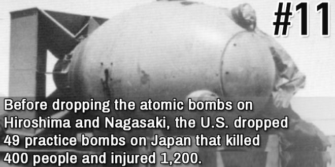 Facts About Atomic Bombs