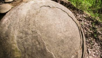 Picture Discovered: A giant mysterious spherical rock that belongs to an ancient civilization in Bosnia