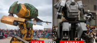 Picture Giant Robots Fighting will be a real thing soon: America and Japan will fight each other in an epic robot battle. You should not miss this!