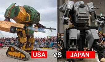 Picture Giant Robots Fighting will be a real thing soon: America and Japan will fight each other in an epic robot battle. You should not miss this!
