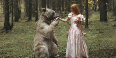 Picture A Photographer Creates An Enchanted Fairytale Land In These Pictures Of Real Animals & Pretty Girls
