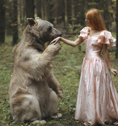 Picture A Photographer Creates An Enchanted Fairytale Land In These Pictures Of Real Animals & Pretty Girls