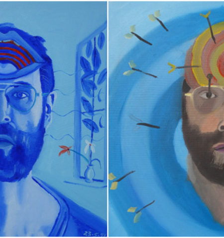 Picture Schizophrenic Artist Bryan Charnley Paints Self Portraits Of His Own Illness Right Until He Committed Suicide